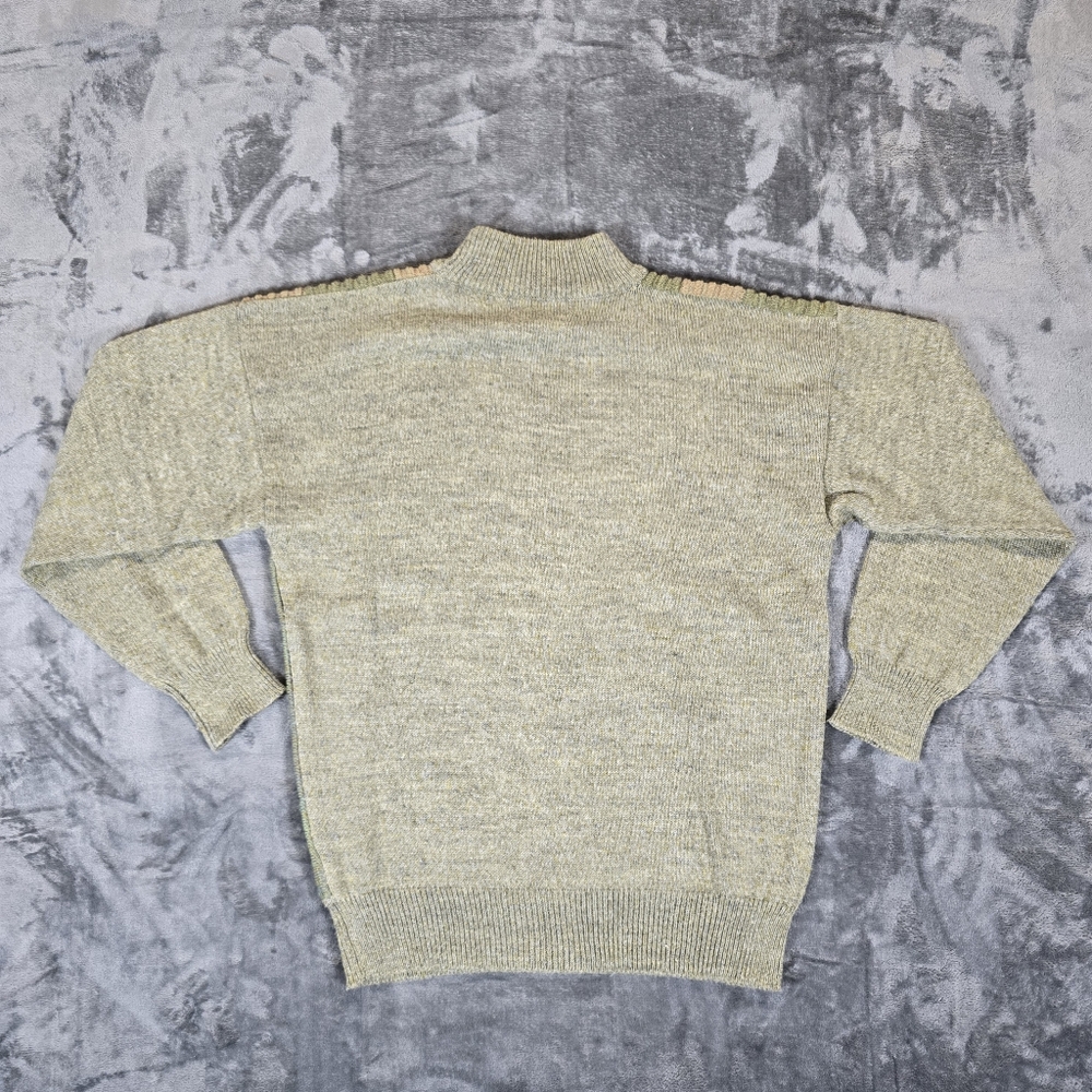 Vintage Hugo Design Geometric Wool Blend Knit Sweater Size Large - Picture 7 of 7